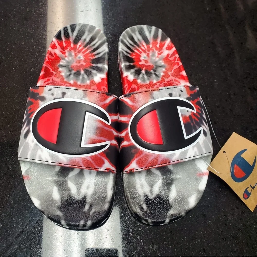 Sz Various champion slides tye dye